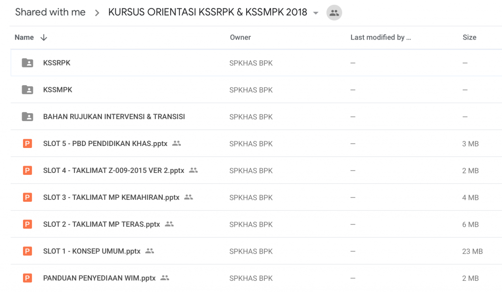 Bahan Kursus KSSR Tahun 3 dan KSSM Tingkatan 3
