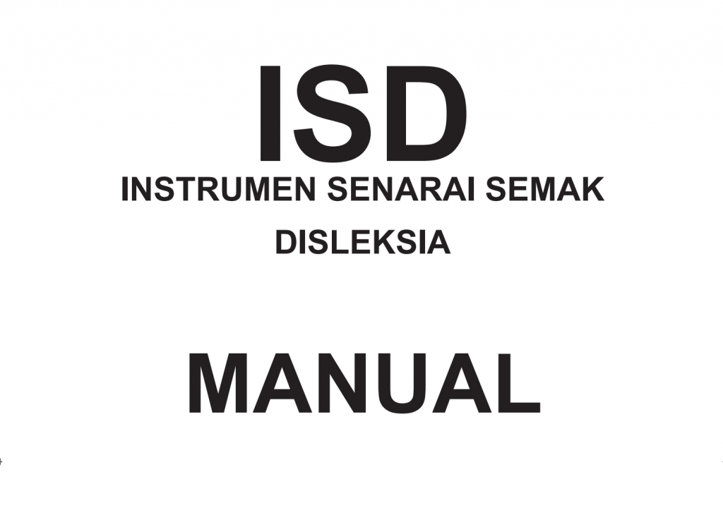 MANUAL INSTRUMEN DISLEKSIA
