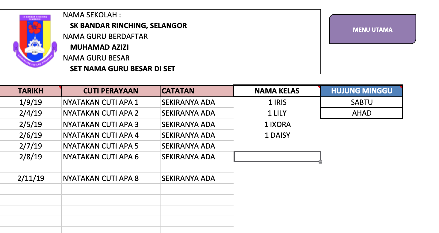 Bahagian Tetapan