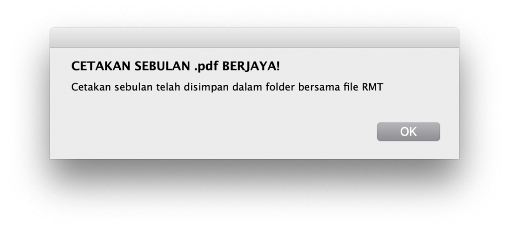 Export kepada format .pdf